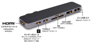 MacBook Pro USB TYPE-C拡張デバイス